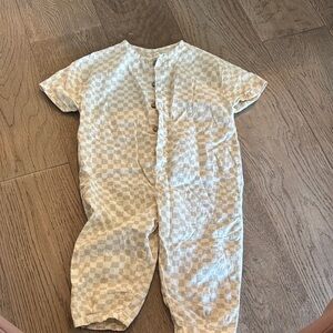 Checkered Baby Romper